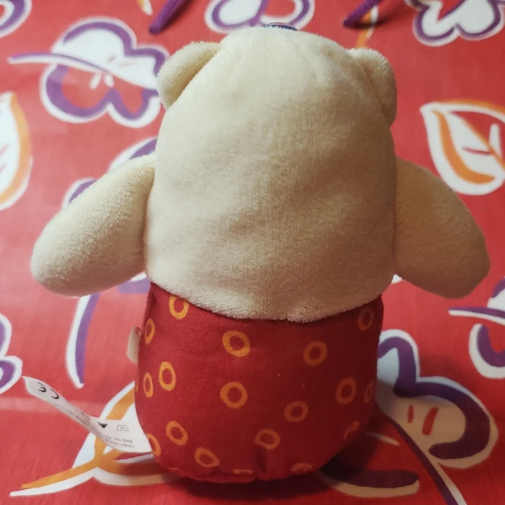 Alien ET Polar Bear Rattle Bell Charm Toy Little Kawaii Space Creature Upcycled - Picture 5 of 10